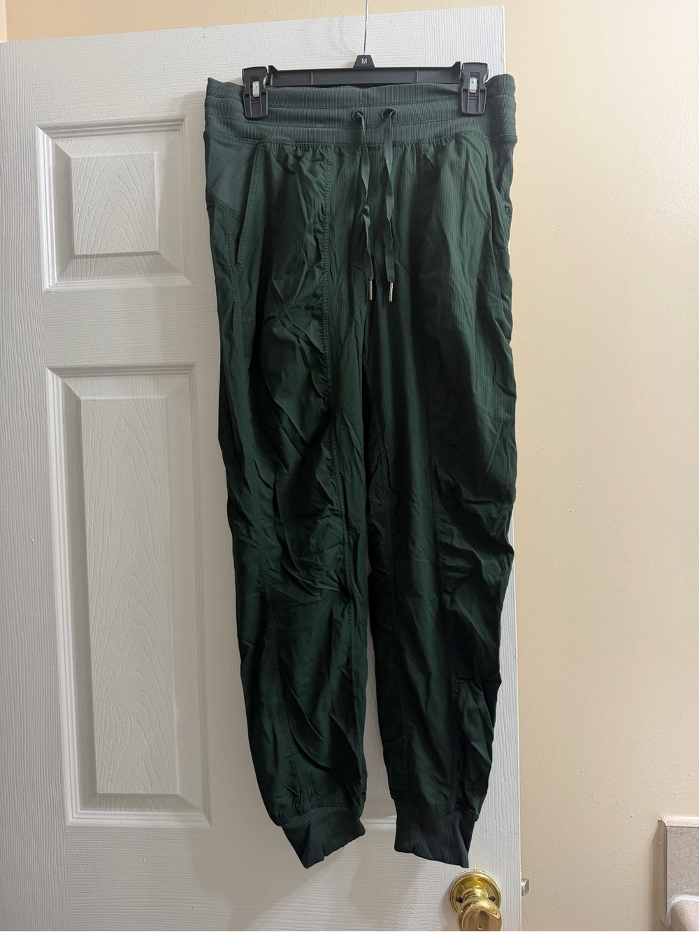 Lululemon Dark Green Jogger Pants - Casual Drawstring Waist